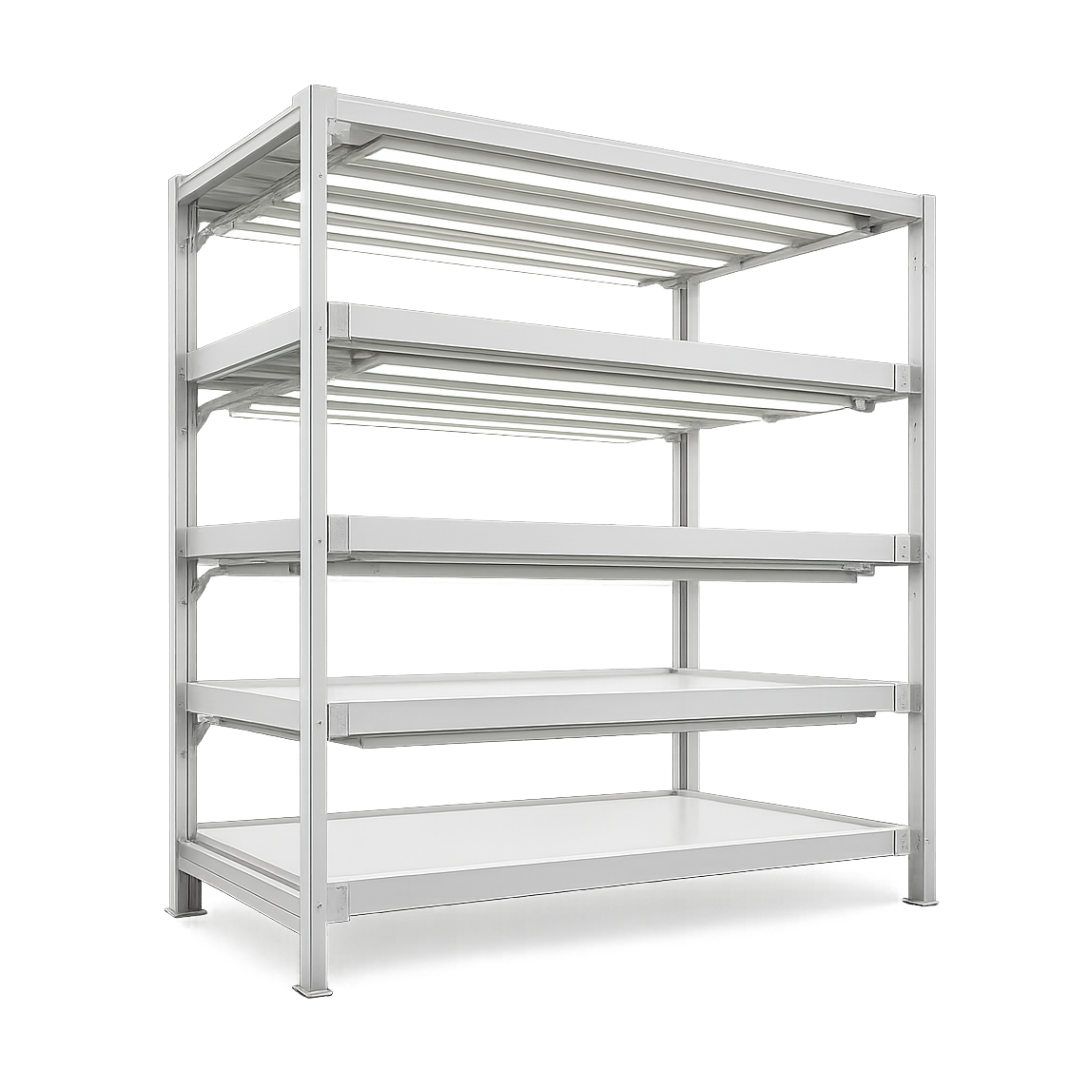 Luminara VertiGrow 4-Tier LED Hydroponic Rack