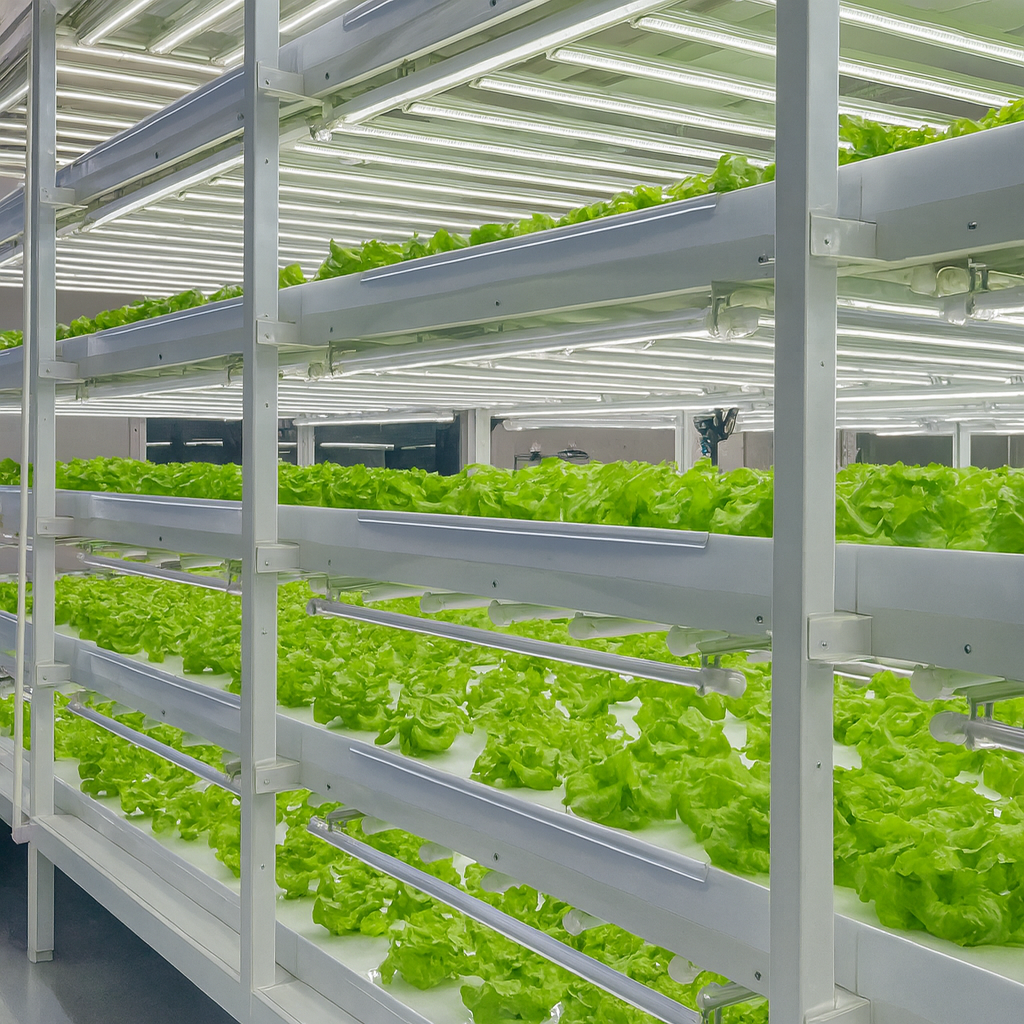 Luminara VertiGrow 4-Tier LED Hydroponic Rack