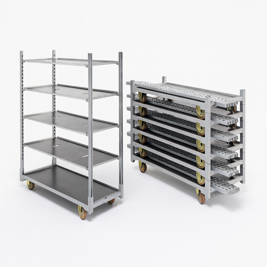 FloraRail ProStack 6-Tier Nesting Greenhouse Rack